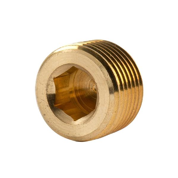 Brass Countersunk Plug, for Machinery Use, Gender : Male