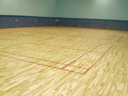 Polished Checked Badminton Court Wooden Flooring, Style : Antique