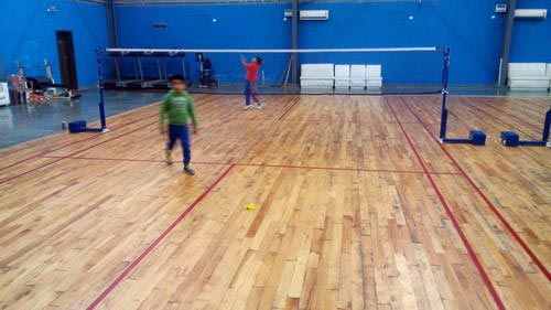 Maple Wood Multi Badminton Court Floor Installation Services