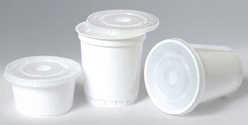 Plastic Disposable Curd Cups With Lid, for Function, Home, Restaurants, Pattern : Plain