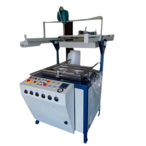 Semi Automatic Thermocol Plate Machine
