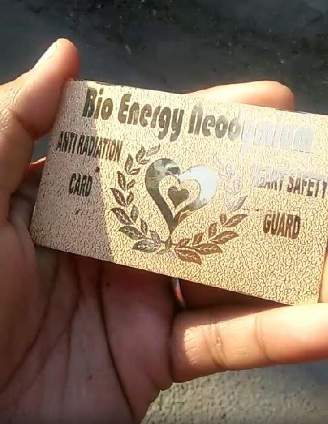 Success life Plastic Bio energy gold card, for Medical, Size : 3/4