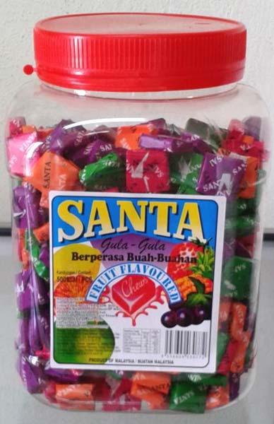 Santa Mix Flavoured Candy