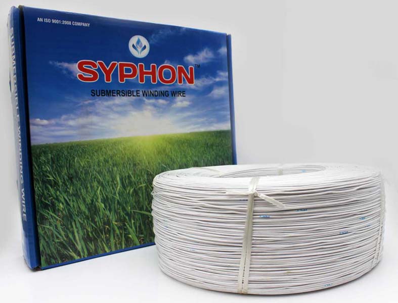 Syphon Poly profline polister film Coper Submersible Winding Wire, Conductor Type : Class 1