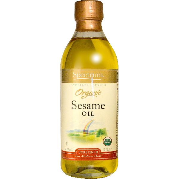 Spectrum Organic Sesame Oil, for Cooking, Packaging Type : Customized