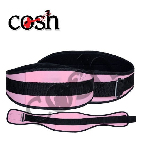 Pink & Black Neoprene Weightlifting Belt