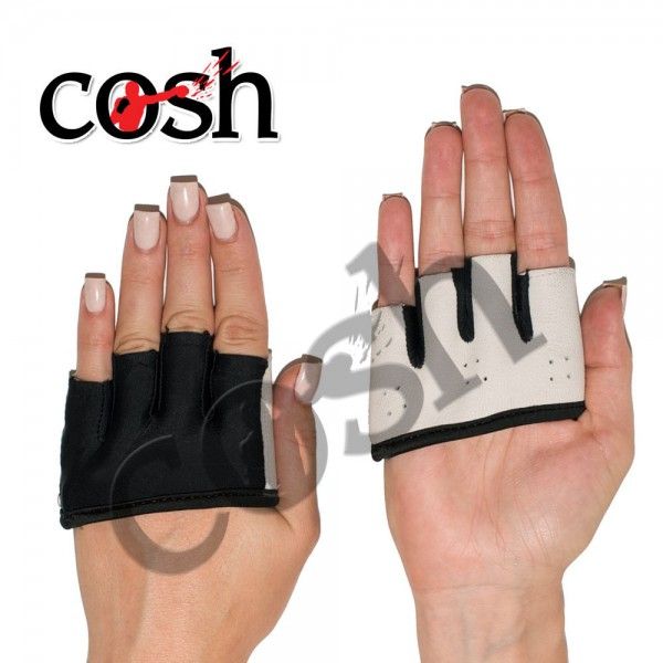 Unisex Black & White Weightlifting Hand Grips