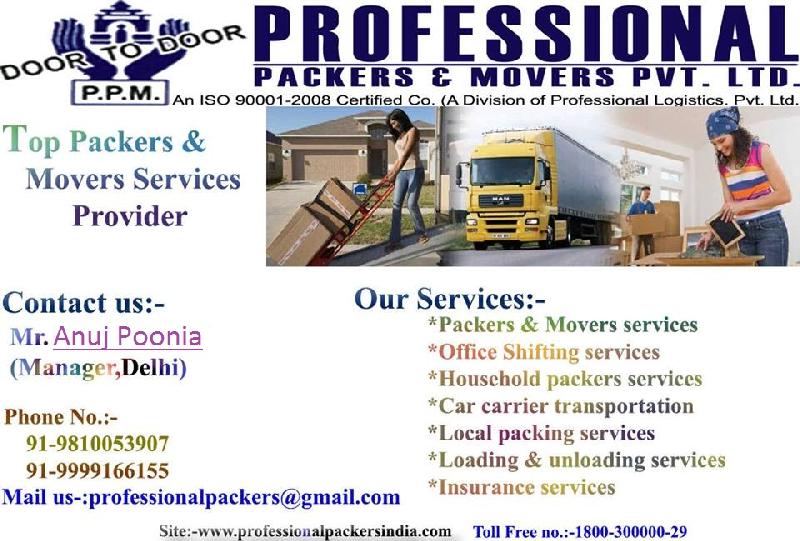 professional packers Movers Services