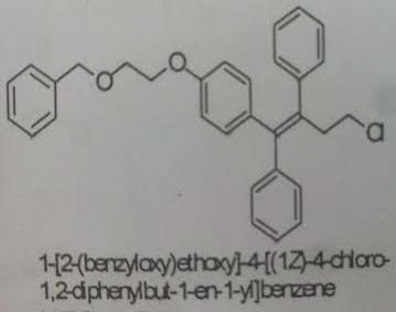 1-[2-(Benzyloxy)ethoxy]-4-[(1Z)-4-Chloro-1,2-Diphenyl But-1-en-1-Yl]benzene