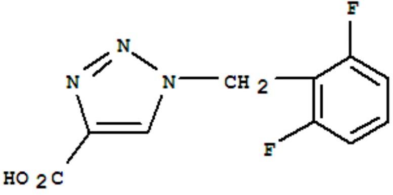 1-(2, 6-difluorobenzyl)-1H-1, 2, 3-triazole-4-carboxylic acid