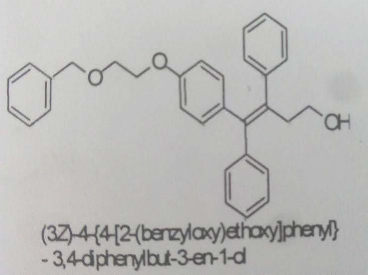 (3Z)-4-(4-{2-(benzyloxy] phenyl}-3, 4-diphenylbut-3-en-1-ol