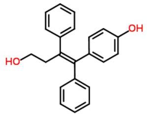 316.4 4-[(1Z)-4-Hydroxy-1,2-Diphenyl-1-Buten-1-yl]Phenol, Molecular Formula : C22H20O2