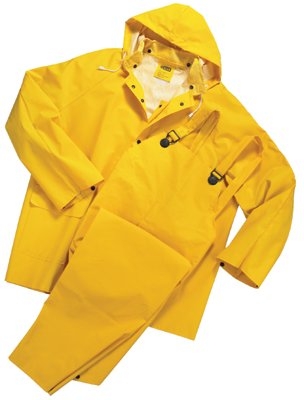 100% polyester fabric Rain Suits, Color : Yellow or Navy blue, green color