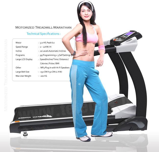 Teleone Motorized Treadmill-Marathan