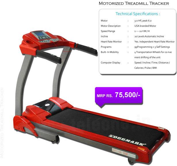 Teleone Motorized Treadmill-Tracker