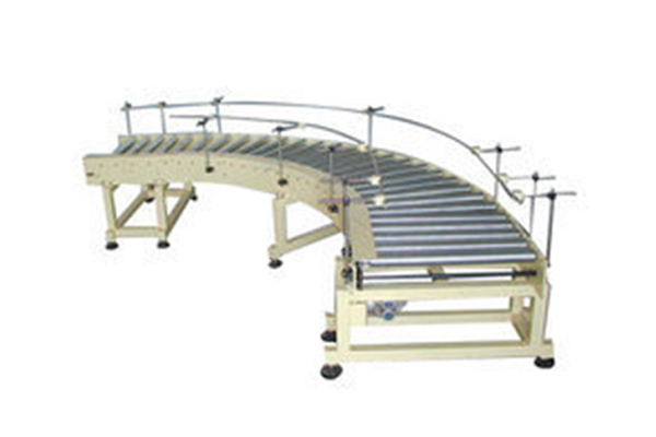 Bend roller conveyor