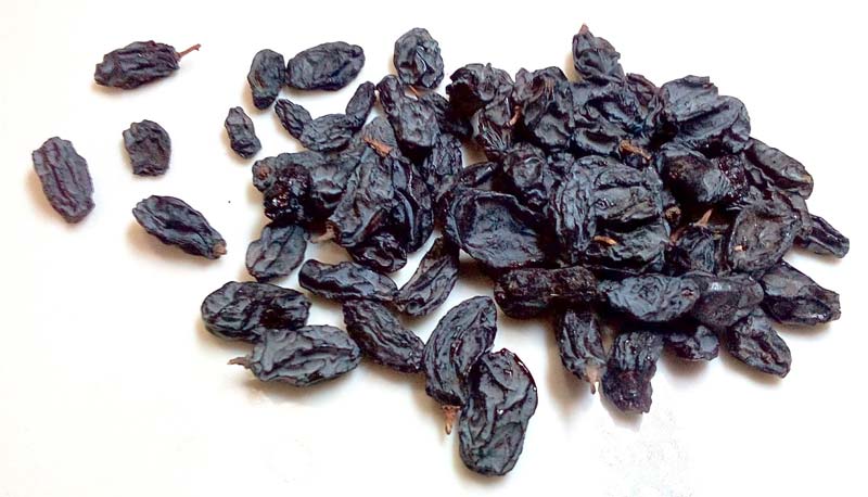 Black raisins