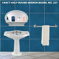 Half Round Mirror