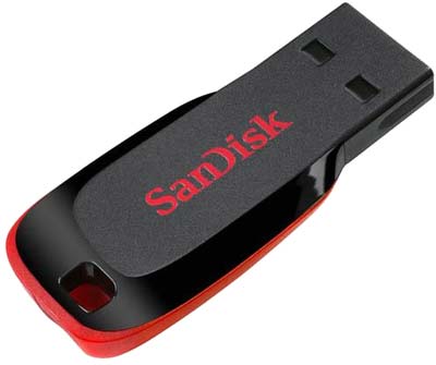 Sandisk Cruzer Blade USB Utility Pendrive 4 GB Multicolor