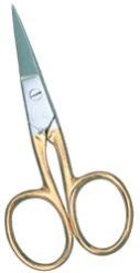 Grey & Golden Cuticle Nail Scissors