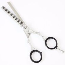 Profesional 5 Inch SUS440C Black Handle Hair Barber Thinning Scissors