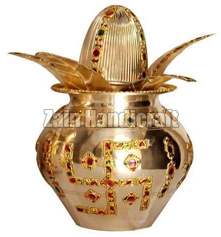 Brass Kalash, for Home, Temple, Style : Traditional
