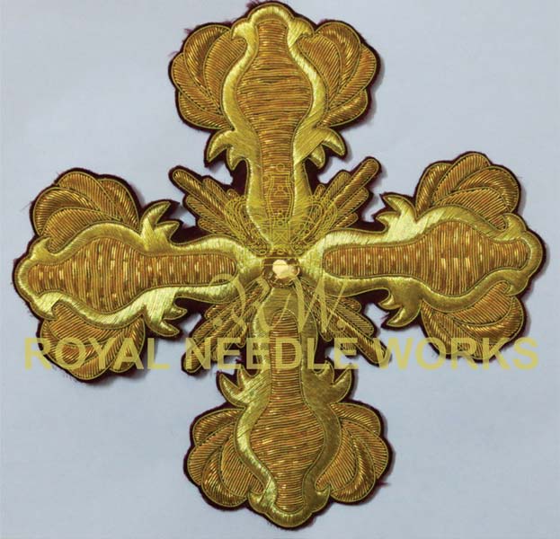 Embroidered Cotton Byzantine Crosses, Packaging Type : Packets, pp bags