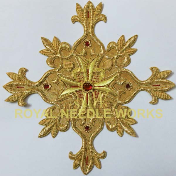 Woollen Embroidered Orthodox Cross, Feature : Impeccable Finish, Light Weight