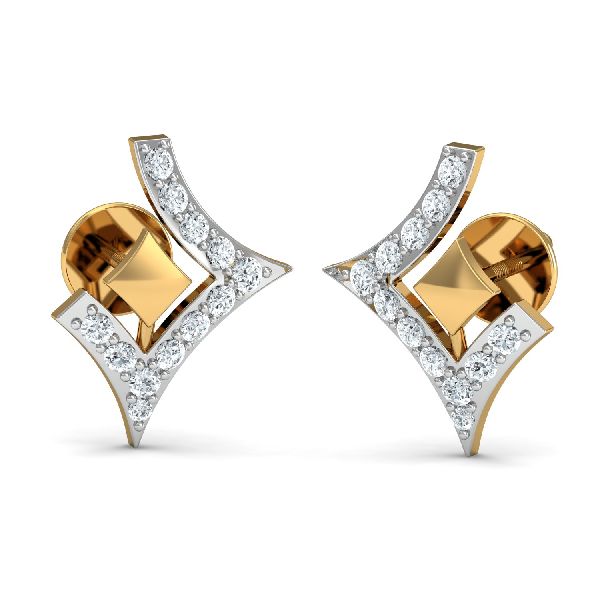 Glimmer Solitaire Diamond Earrings
