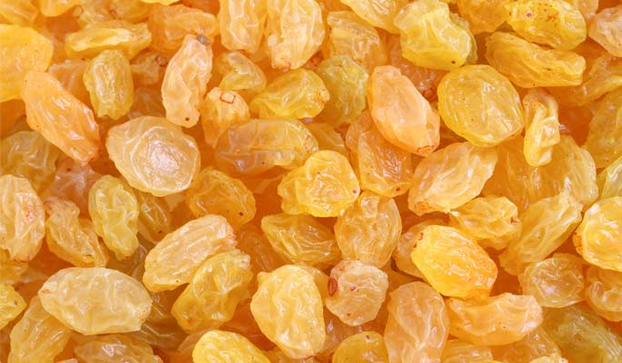 Yellow Dried Grapes