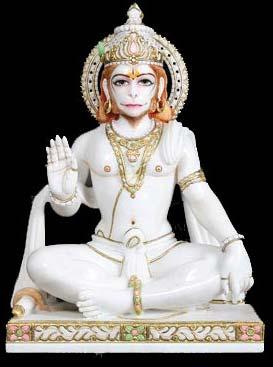 Marble Hanuman Statue