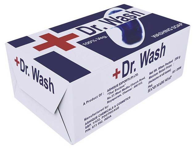 Dr. Wash Washing Soap, Packaging Type : Paper Packet