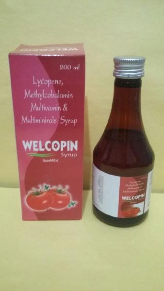 Lycopene, Methylcobalamin Multivitamin & Multiminerals Syrup