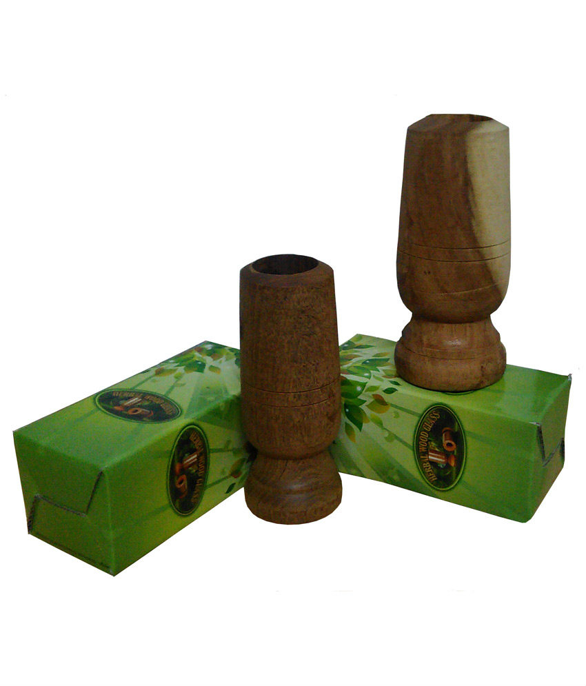 Vijaysar Herbal Wood Tumbler