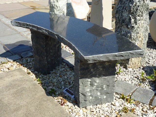 Stone table benches