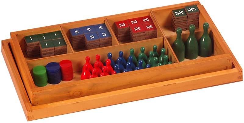 Wood Kidken Montessori Stamp Game