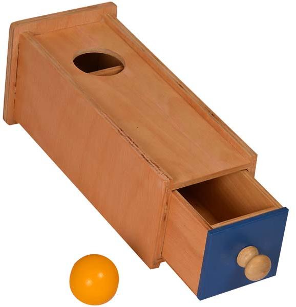 Object Permanence Box with Drawer