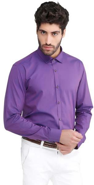 Purple Filafil Cotton Shirt, Gender : male