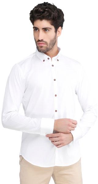 100% cotton White Shirt, Gender : male