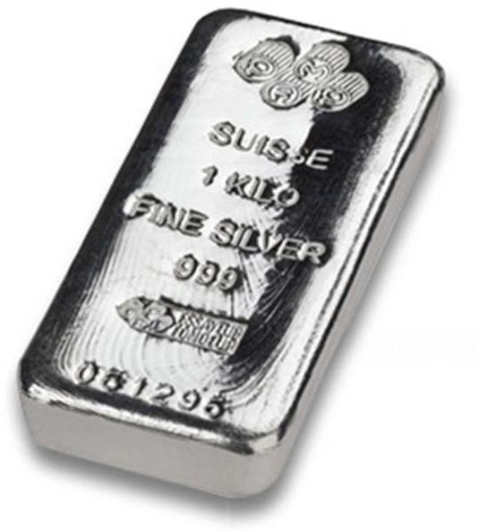 1 kg Silver Bars Pamp