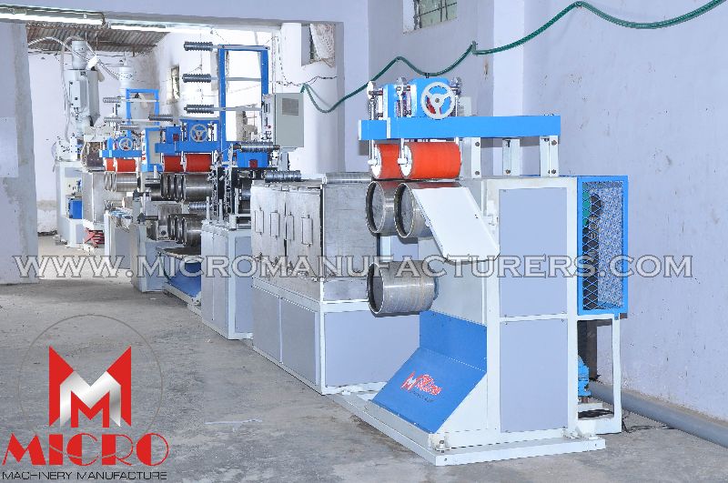 PP Box Strap Extrusion Line, for white goods, flexible packaging, Irrigation industries etc.