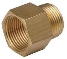 Brass Couplings, Overall Dimension (LXWXH) : 28x10x15mm, 38x18x28mm