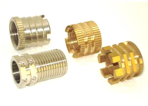 Brass Moulding Inserts, for Machinery, Feature : Good Quality