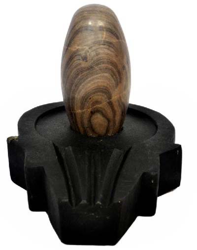 Narmadehar Shivling, Color : natural black amd brawn