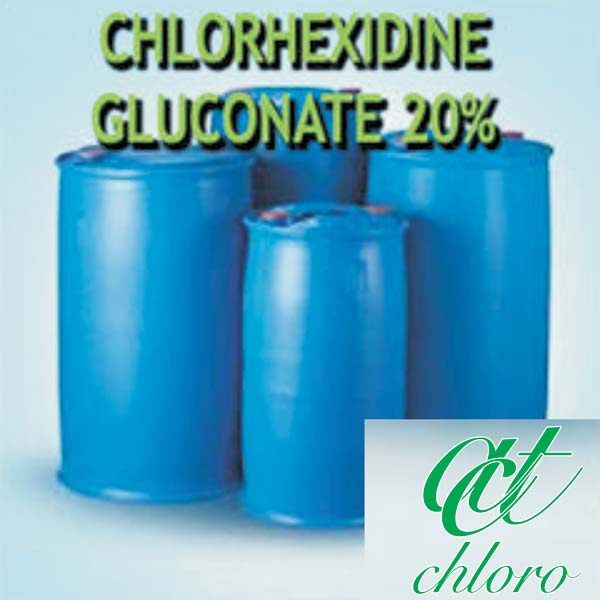 Chloro hexidine gluconate solution 20%, for DISINFICTANTS, Color : WATER WHITE