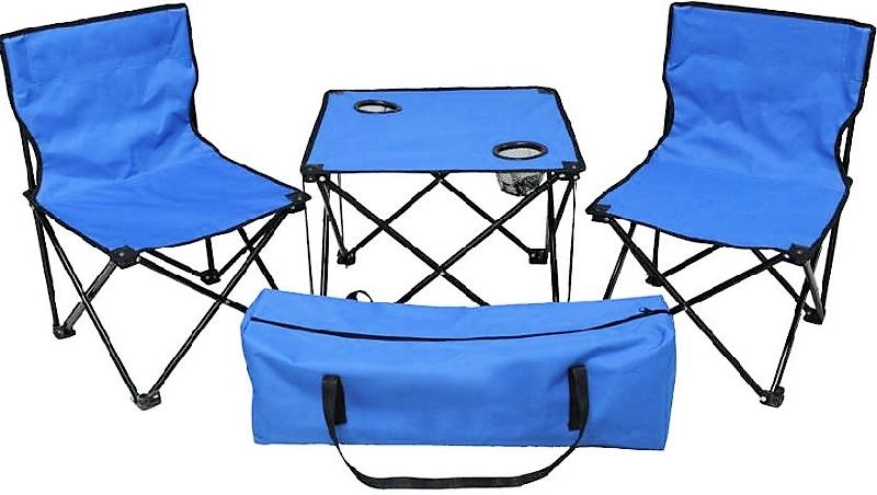 Camping Chair & Table Set, Size : 30*30*10