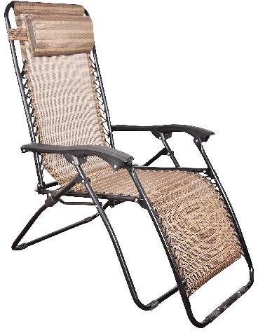 Pure Brown Folding Recliner Chair, Dimension : 102*86*18 cm