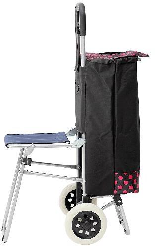 MCT Cotton Shopping Trolley with Seat