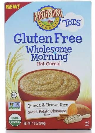 Earth's Best Gluten Free Wholesome Morning Quinoa & Brown Rice, Sweet