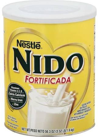 Nestle Nido Fortificada Dry Milk Powder - 56.3 oz can